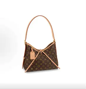 Pre-owned Louis Vuitton Full Original Carryall PM Brown Mother and Child Shoulder Bag
