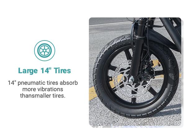 [AOVOPRO-VOLTVOGUE] ESBS Electric Scooter, Peak Power 750W, TopSpeed 22 mph, 10.5-22.5Ah, Driving Range 20-60 Miles,Rear Disc Brake + Electronic Brake, 14-inch Inflatable Tires.