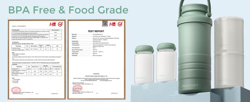 Momcozy 22oz Portable Breast Milk Cooler for Outdoor, 360°Total Cooling for 24Hours, Larger Capacity Travel Breastmilk Chiller with 2pcs Baby Bottles for Breastmilk Storage, Breastfeeding Essentials Insulated Flask Leakproof Insulated Tumbler