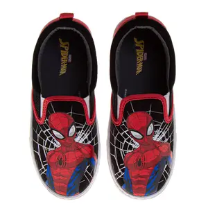 Spider-Man Boys Slip-On Canvas Sneakers (Big Kid)