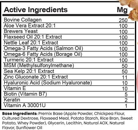 Clean Nutra Fur Glow | Skin & Coat Support | Salmon Oil, Biotin, Collagen + Omega 3-6 Clean Nutra Fur Glow | Skin & Coat Support | Salmon Oil, Biotin, Collagen + Omega 3-6