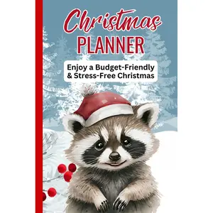 Christmas Planner and Holiday Organizer - Christmas Journal with Gift List, Holiday Budget Planner, Christmas Meal Planner, Holiday DIY Crafts, Greeting Card List, for a Joyful & Low-Stress Christmas Paperback – November 4, 2024
