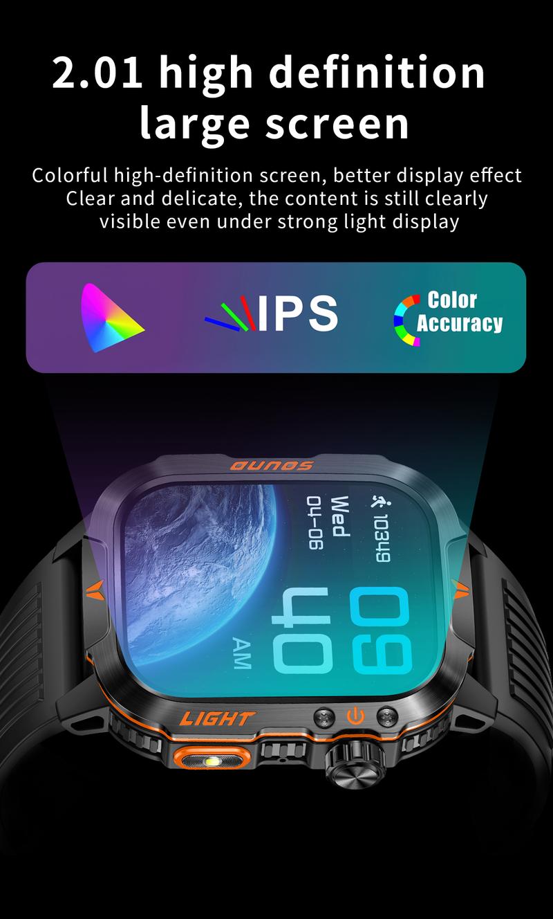 New Smart Outdoor Watch with Call Answering Dialing 100 Sports Modes 600mAh Battery LED Light Weather Tracker Pedometer Fitness Tracker for Android iOS Phones Gift for Men Women New Smart Outdoor Watch with Call Answering Dialing 100 Sports Modes 600mAh Battery LED Light Weather Tracker Pedometer Fitness Tracker for Android iOS Phones Gift for Men Women