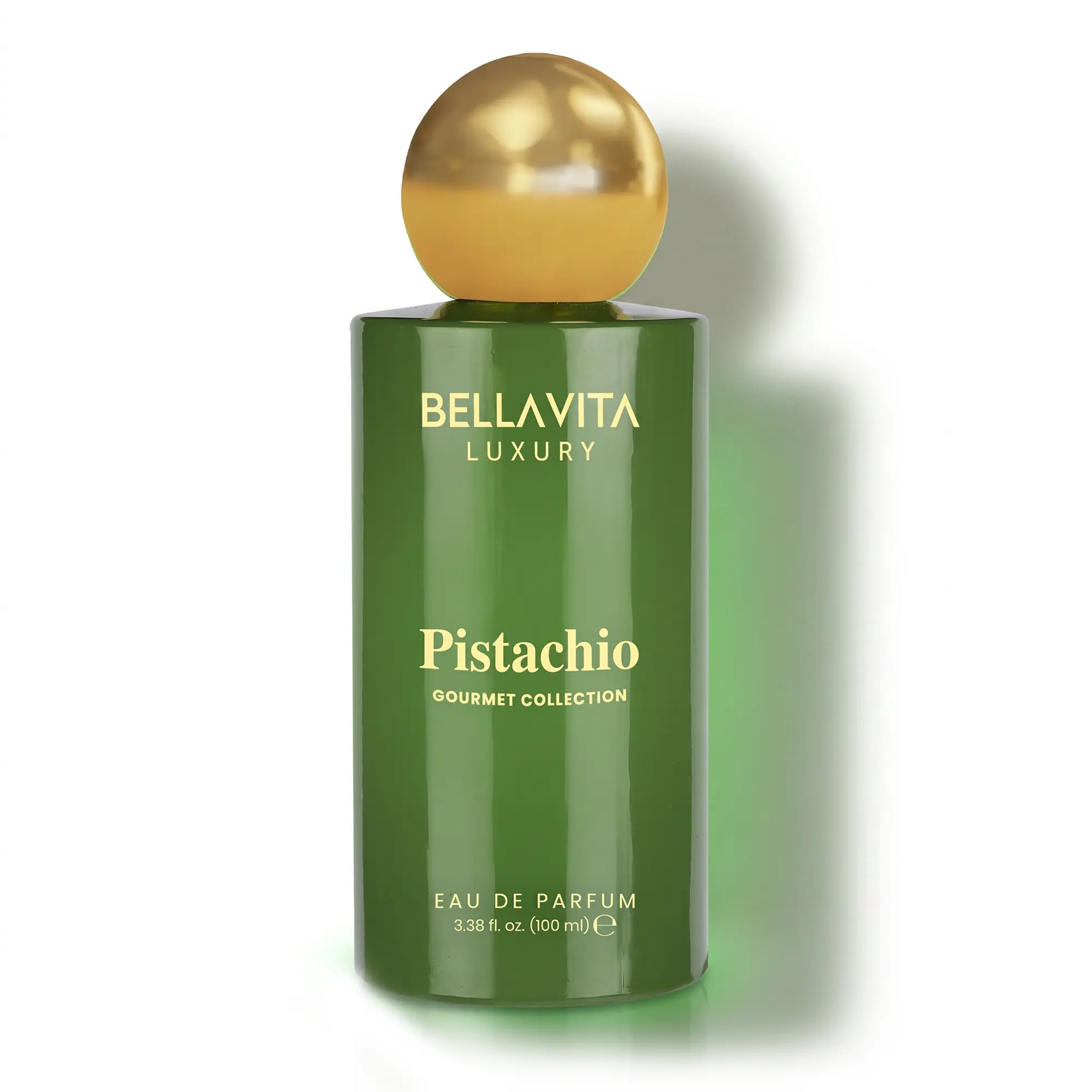 BellaVita Luxury's Gourmet Collection Pistachio Edp Fruity, Floral, Sweet Woody Long Lasting Fragrance Perfume For Men And Women 100ml