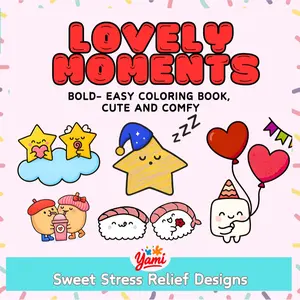 LOVELY MOMENTS COLORING BOOK