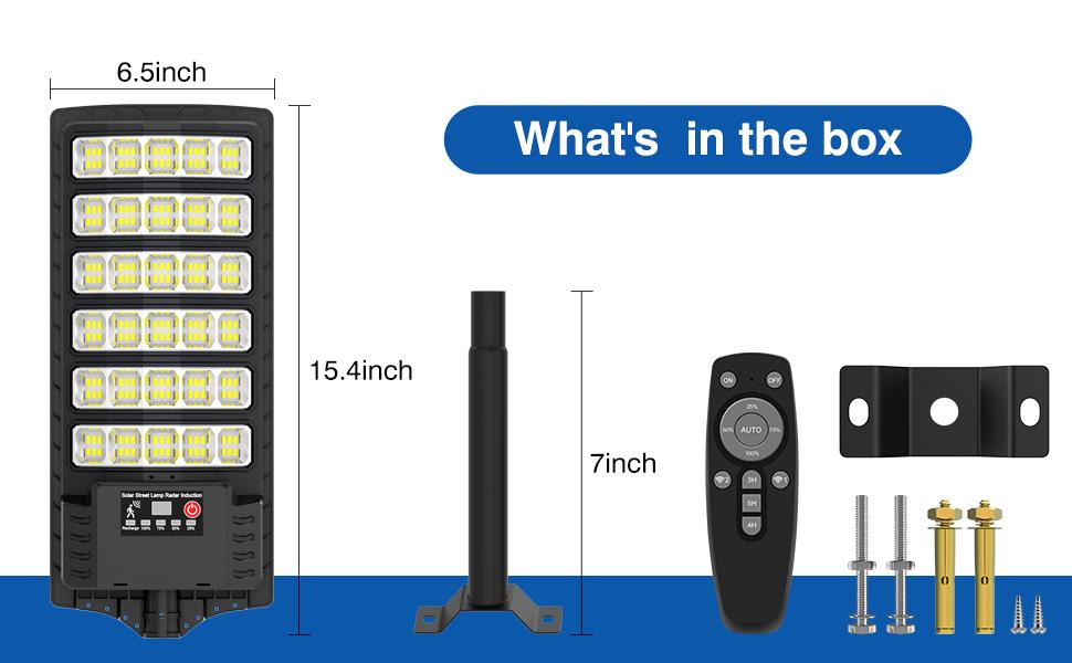 SunGlowHub Solar Lights Outdoor, IP66 Waterproof Street Lights Outdoor, 6500K Dusk to Dawn Solar Security Flood Lights Motion Sensor with Remote Control for Yard, Entryway Garage, Porch