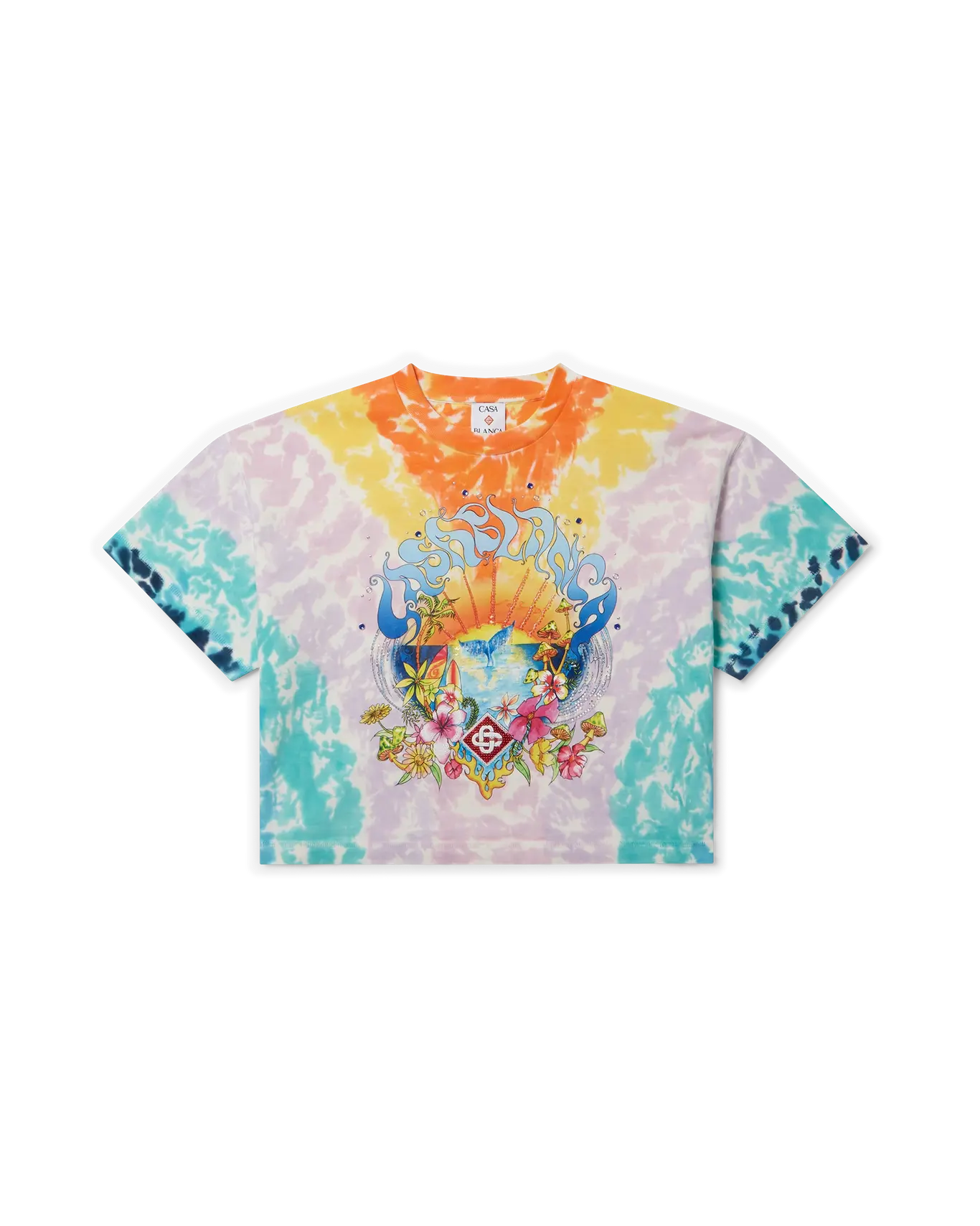 CASABLANCA Surf Trip Printed Embellishment Womens Apparel