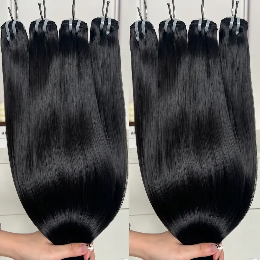 【Hot】JOPEAR Bone Straight Bundles Vietnamese 100% Human Hair Unprocessed Virgin Hair Weave Bundle Double Weft Raw Hair Extensions Bundle