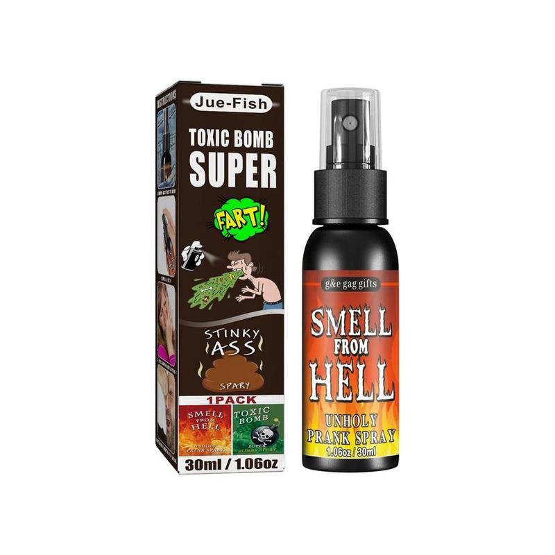 30ml Fart Gag Spray Prank Joke Plastic Stinky Gas Party Supplies Terrible Stinky Fart Spray for Adults Kids Halloween Funny Toys