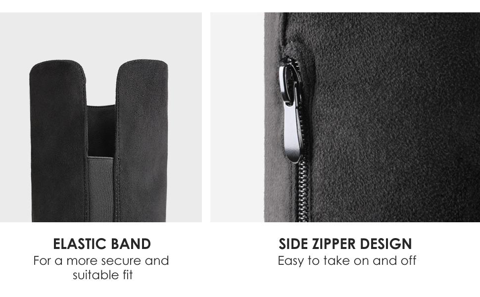 Dream Pairs Women's Thigh-high Chunky Platform Boots