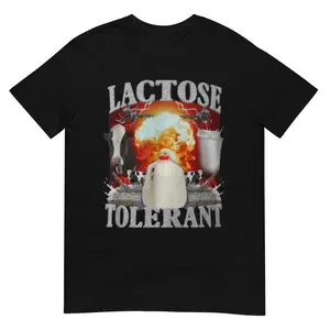 Lactose Intolerant T-Shirts, Vintage T-shirt
