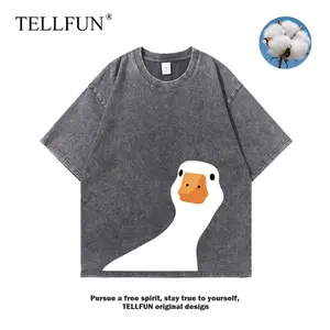 Funny Goose T-Shirt Duck Shirt.Meme T-Shirt Gift Idea.Trending Tee Tshirt.Bird Nerd Animal Graphic Memes Casual Cotton Menswear Classic Outfits T-Shirt For Men And Women oversized