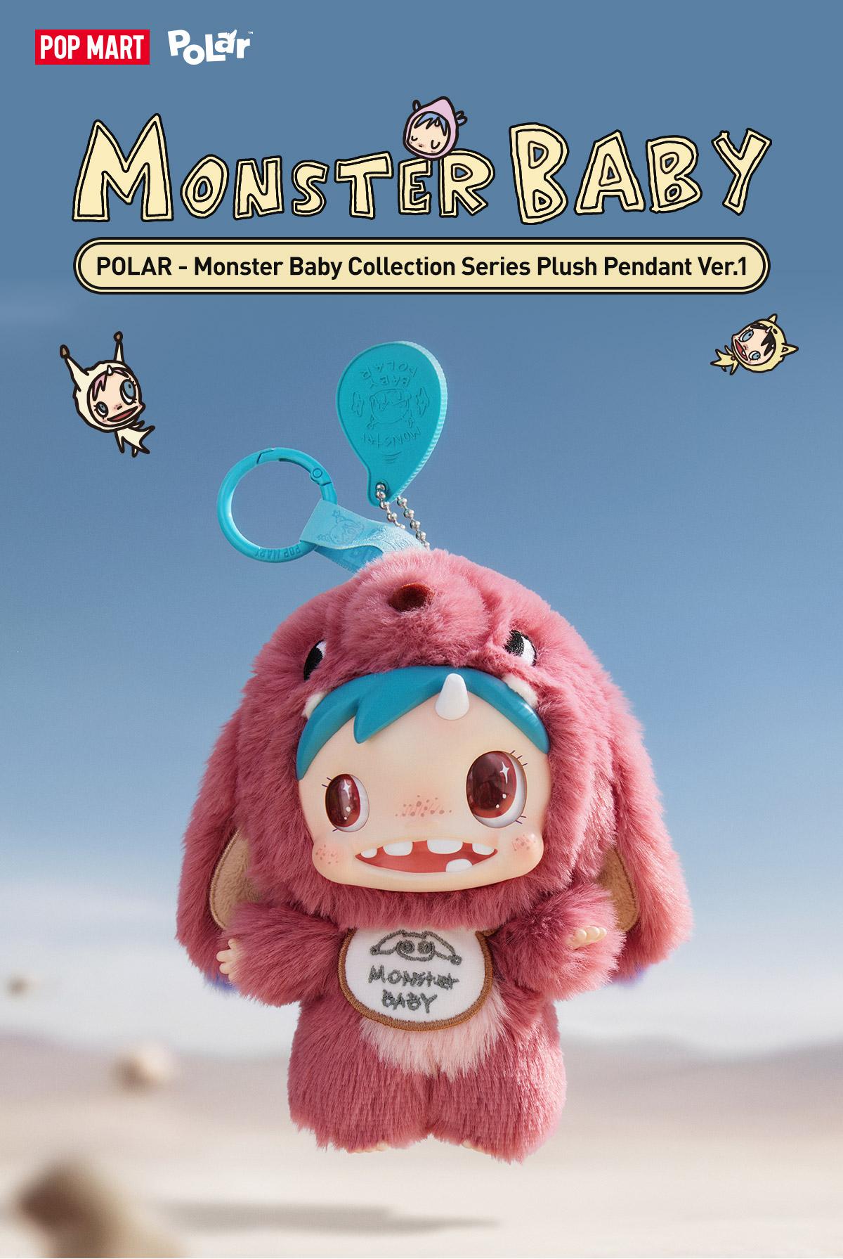 POLAR-Monster Baby Collection Series Plush Pendant Ver.1