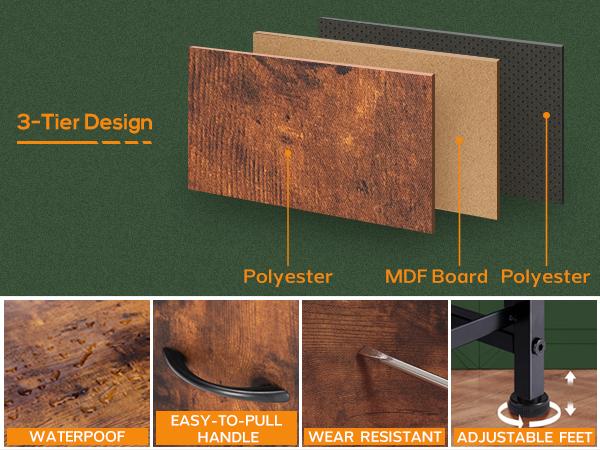 [Summer Deal] 9-Drawer Dresser, Storage Unit Organizer Chest for Clothes, Tall Dresser & Chest for Bedroom, Hallway, Living Room, Wood Top Cabinets Organizing