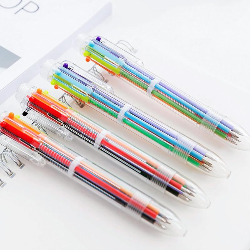 Ballpoint Pens 24 PCS 0.5mm 6-in-1