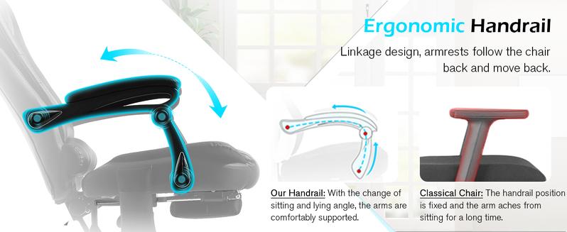 Aecojoy Office Chair with 7 Point Vibrating Massage & Heat Functions, Ergonomic Recliner Chair with Footrest, PU Leather Wide Computer Chair Executive Chair with High Back Lumbar Support, Cream White