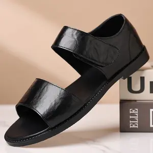 Summer Men's Slippers Beach Shoes Breathable Soft Sole Outdoor Non-Slip Sandals for Comfort and Style