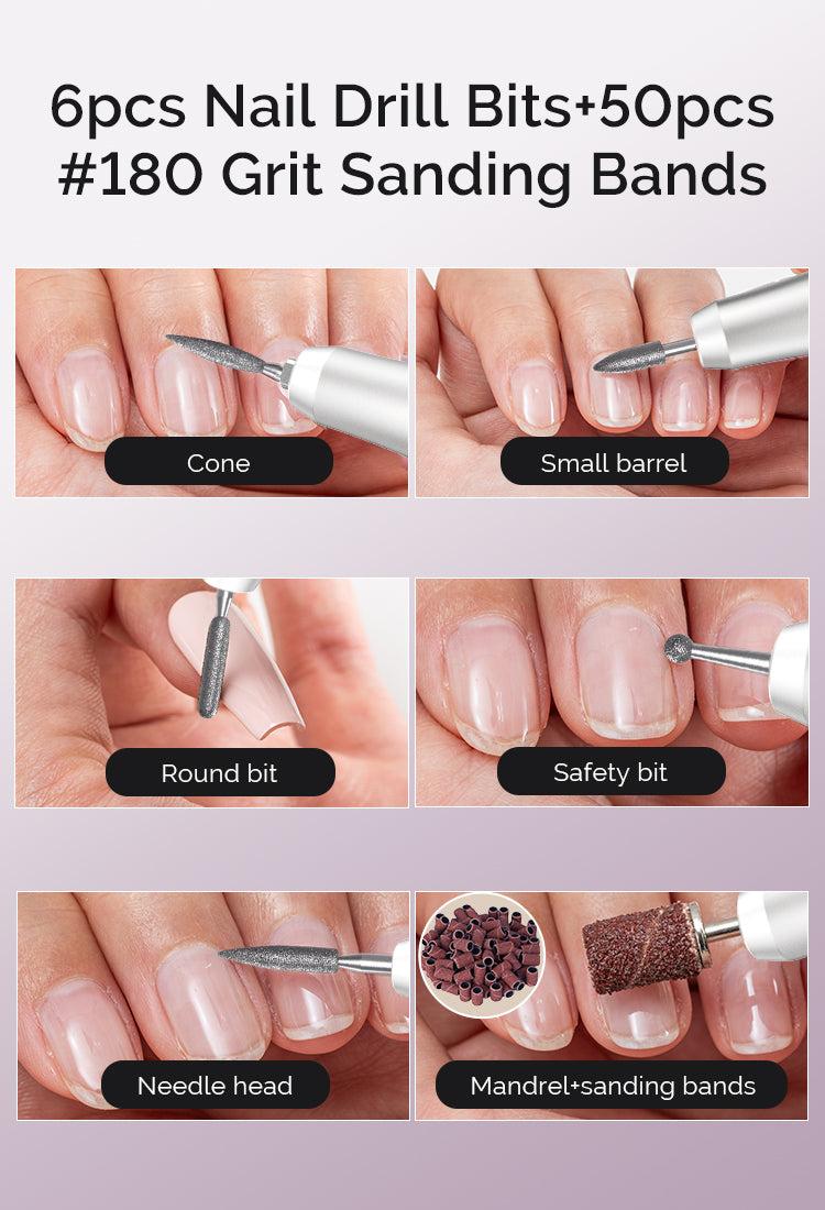 Professional Rechargeable Nail Drill 30,000RPM for Acrylic Nail & Gel Polish