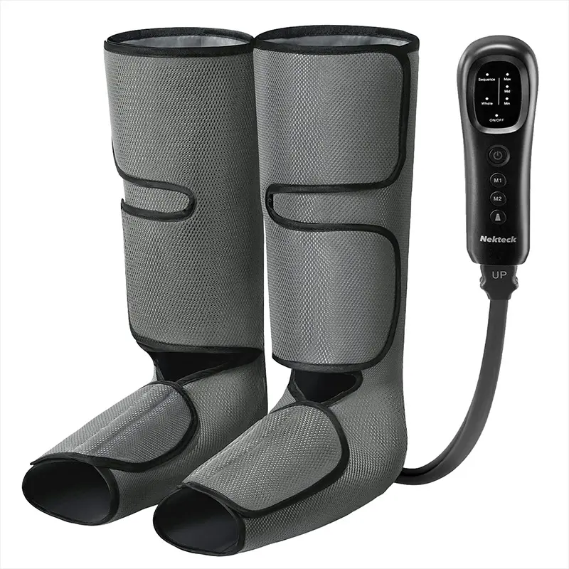 Nekteck Air Compression Leg Massager with 3 Massage Levels & Auto Shut Off Feature for Foot and Calf Comfort and Relaxation,Ideal Gifts for Men & Women, Selfcare,dorm essentials,back to school,back to school haul
