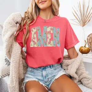 Amen Christian Graphic Tee Faith Based Shirt
