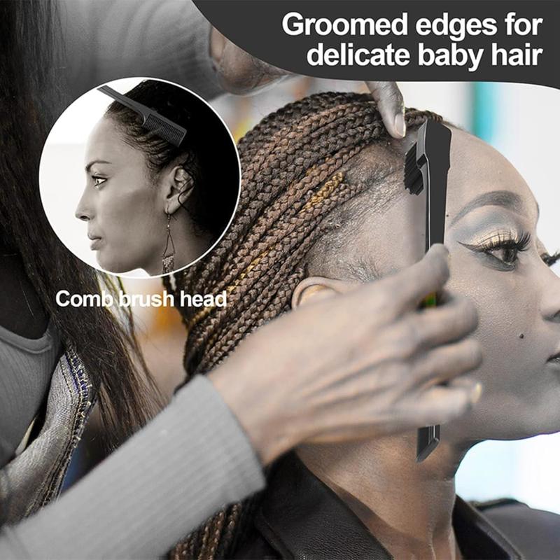 Slick Back Hair Brush Set for Girls and Kids