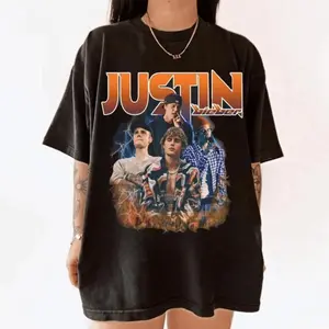 Justin Lilbieber Swag Album 2025 Bootleg Retro Graphic Tee T-Shirt – Vintage Unisex Streetwear Pop Culture Essential, Trending Fan Gift Idea