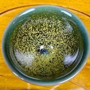 Jianyang Jianzhan Spring River Flower Moon Night Bundle Mouth Tea Cup Handmade lw