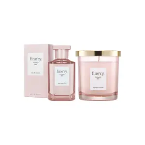 fine'ry. Flower Bed 60ml EDP Bundle + 7oz Candle - 7 oz / 60 ml
