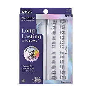 imPRESS Falsies Long Lasting Self Adhesive Eyelashes – Demi Wispy