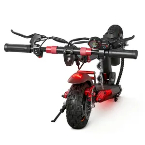 Mankeel MX-14 28mph Dual Suspension E-Scooter - 800W Max Power, 10"Tire, 40 Miles Long Range, Dual Disc Brakes, Easy Folding Commuting E-Scooter，Dual Spring Suspension