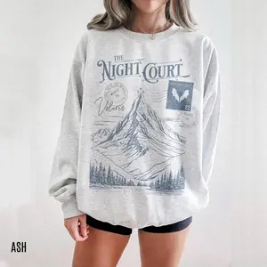 The Night Court Postcard Sweatshirt, Velaris Sweatshirt, ACOTAR merch, ACOMAF Sweatshirt, bookish merch, sarah j maas