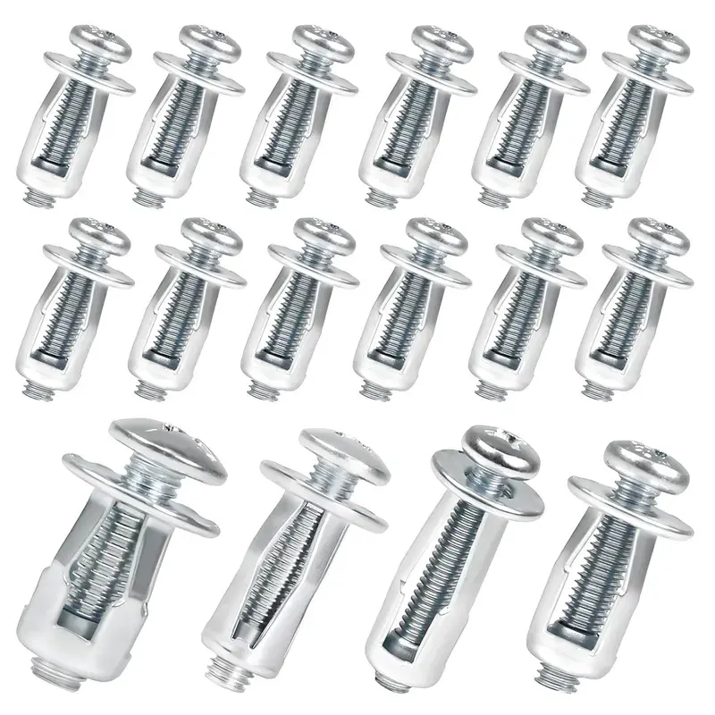 30Pcs/90Pcs Heavy-Duty Zinc-Plated Carbon Steel Button Rivet Nuts Set - Durable, Rustproof, Bolt-Compatible Industrial Auto/Motorcycle & Furniture Hardware for Sheet Metal Repair, Panel Fixing (M4-M6 Sizes)