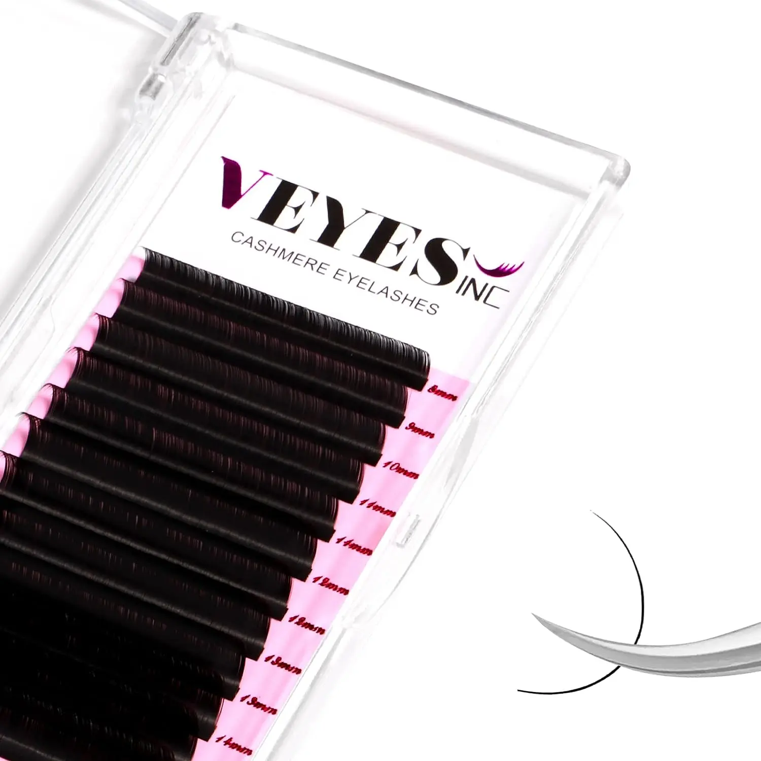 VEYESINC Cashmere Lashes Individual Eyelash Extension Textured Lashes for Professional use