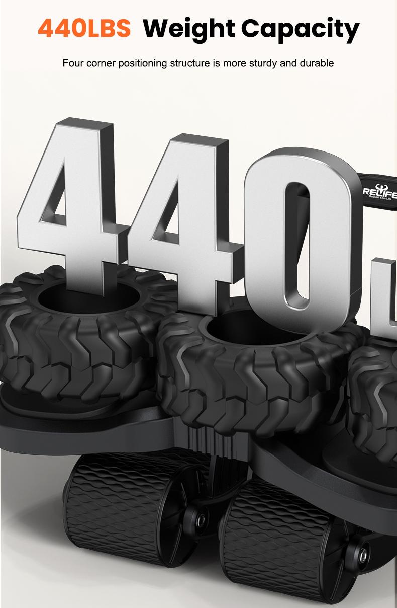 Abdominal Exercise Machine Ab Roller 4-Wheels with Elbow Support Automatic Rebound Abdominal Wheel Abs Workout Equipment for Core Workout Deals for You tiktokshopbacktoschool Abdominal Exercise Machine Ab Roller 4-Wheels with Elbow Support Automatic Rebound Abdominal Wheel Abs Workout Equipment for Core Workout Deals for You tiktokshopbacktoschool