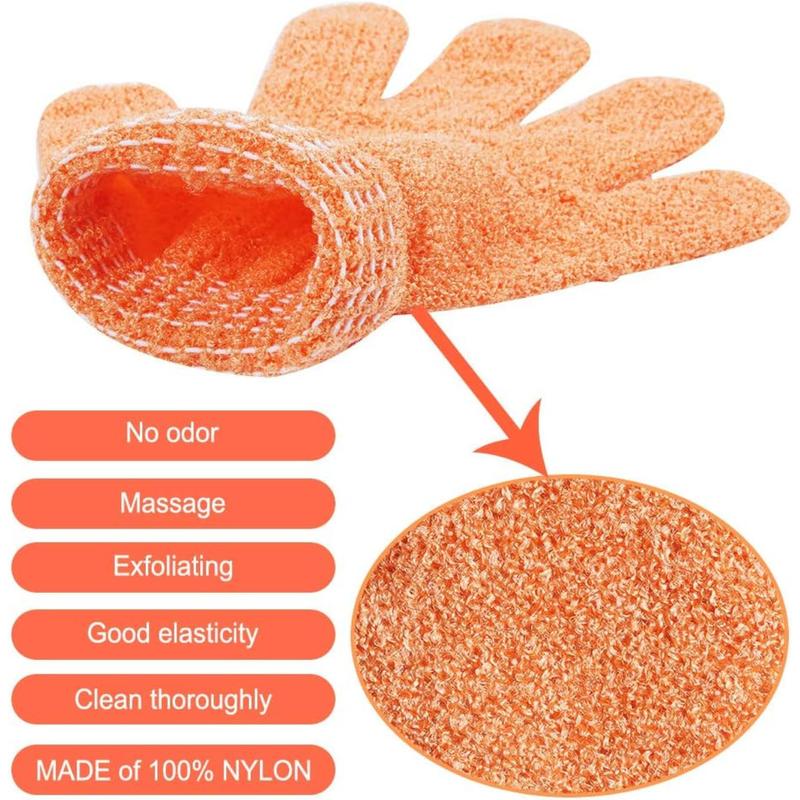16 pcs Exfoliating Shower Gloves,Double Sided Exfoliating Bath Gloves Deep Clean Dead Skin for Spa Massage Beauty Skin Shower Body Scrubber Bathing Accessories.