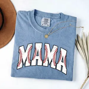 Comfort Colors Baseball Mama Shirt, Baseball Game Day Shirt, Raising Ballers T-shirt, Baseball Season Mom Shirt, Retro Baseball Mom Shirt