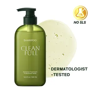 CLEANFULL Anti Hair Loss Gentle Shampoo for Sensitive Skin, Oil Control, Hydrating, Herbal Essence 1% Caffeine Coconut Oil Conditioning Restorative 10.1 fl oz 16.9 fl oz SpringStatements