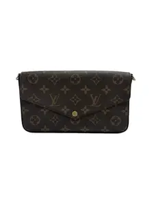 Pre-owned Louis Vuitton canvas Shoulder Bags Monogram Felicie Pochette Shoulder Bag IB26010161