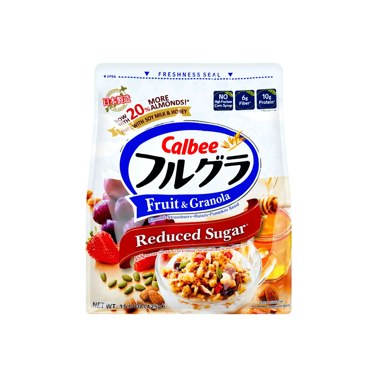 CALBEE CALBEE Frugra Fruit Granola Reduced Sugar, 350g