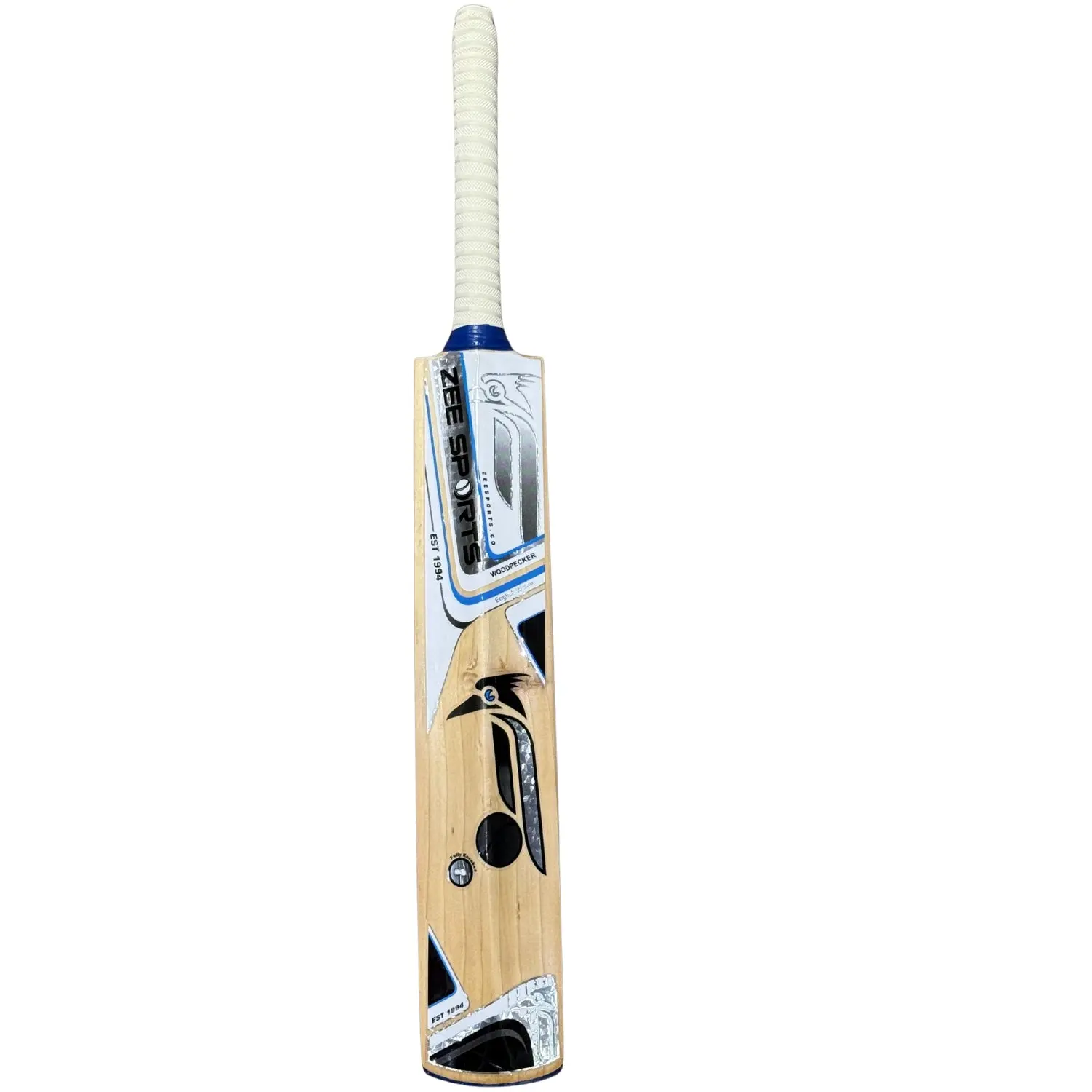 Zee Sports Cricket Bat Woodpecker white Three