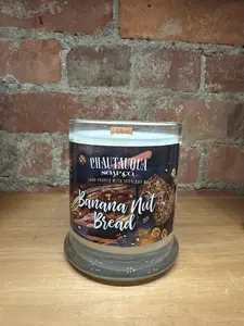 Banana Nut Bread Wood Wick Soy Wax Candle