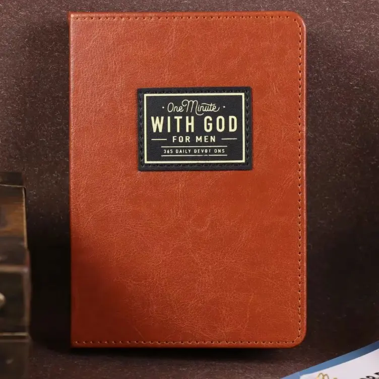 First Day of School One Minute with God for Men, 365 Days Devotional Journal, Portable Daily Reflections Book, Perfect Gift for Holidays Birthdays Christmas New Year, Self Improvement Journal