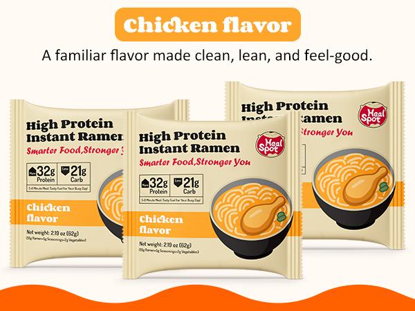 Healspot High-Protein Instant Ramen – Golden Umami Flavor, 6-Pack, Non-Fried Plant-Based Noodles with Broth, 32g Protein, Low Fat, Low Carb, Non-GMO Healspot High-Protein Instant Ramen – Golden Umami Flavor, 6-Pack, Non-Fried Plant-Based Noodles with Broth, 32g Protein, Low Fat, Low Carb, Non-GMO