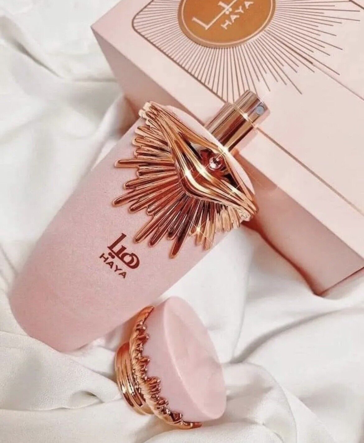 LATTAFA Haya Eau de Parfum Spray for Women, 3.4 Ounce Fragrance Perfume