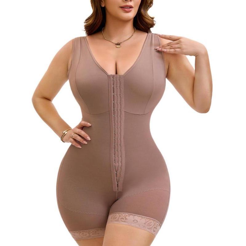 Colombian Faja Full Body Shapewear | High Compression 2-Hook Waist Trainer | Tummy Control Butt Lifter Daily Essential