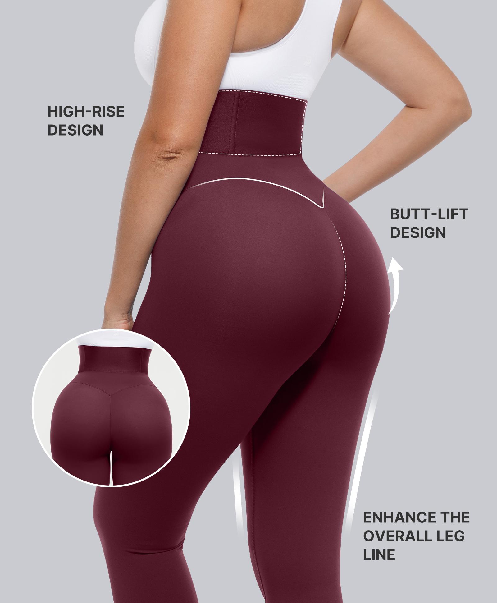 Shapellx AirSlim ElasticFuse Waistband Shaping Leggings High Waisted SoCinched Bottom Comfort Shaping Training UltraSculpt Pants Creator