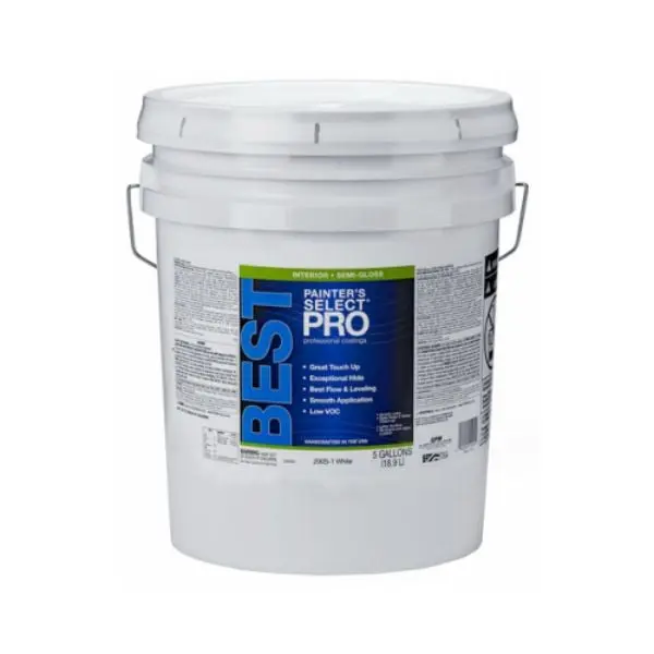 True Value Manufacturing 240494 5 gal 200S White Semi-Gloss Wall Paint