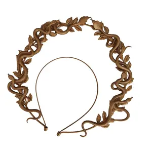 Unique Myth-Inspired Snake Hairband Accessory for Parties and Enthusiasts