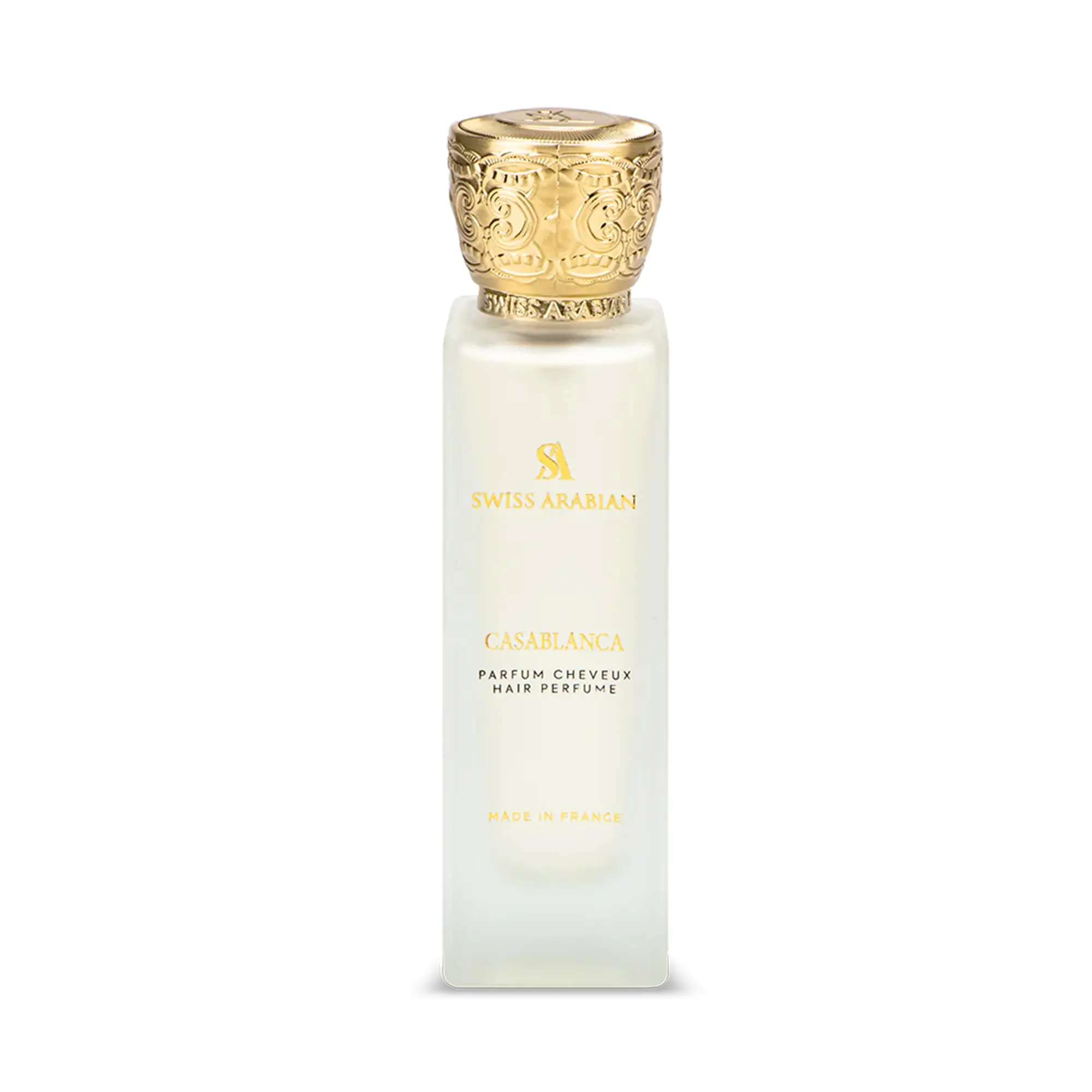 Swiss Arabian Casablanca Hair Mist - Fruity, Woody, Amber Moisturizing Hair perfume for Women with Vitamin E & UV Protection - Long-Lasting Shine & Gloss - 50ml