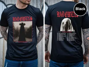 Bad Omens Do You Feel Love US Tour 2026 Ghost T-Shirt | Bad Omens Concert Tour Dates Tee | Gothic Rock Band Shirt Gift For Fan.